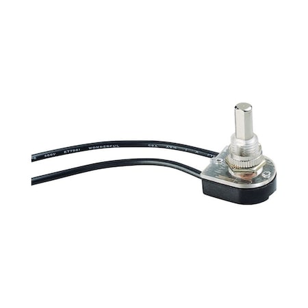 Gardner Bender Gardner Bender 10 amps Single Pole Push Button Switch Silver 1 pk GSW-24